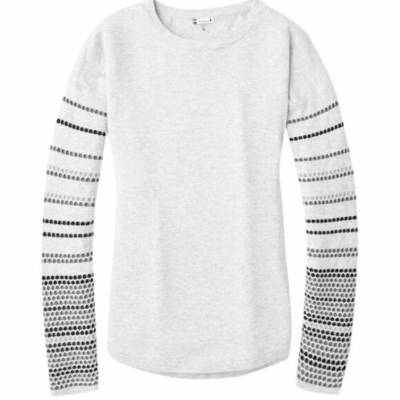 Smart Wool Woman's Grey Shadow Pine Crew Layer Sweater Sz XS - Picture 1 of 10